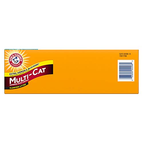 Arm & Hammer MultiCat Clumping Litter, Scented 20lb Box