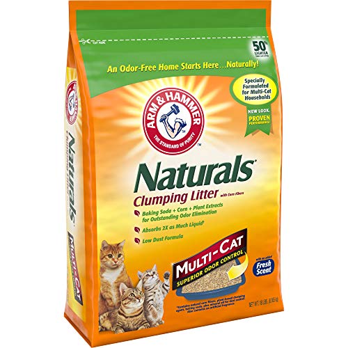 ARM & HAMMER Naturals Cat Litter, Multi Cat, 18lb Bag
