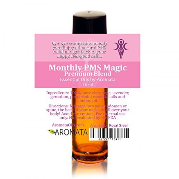 Aromata Monthly PMS Magic relief for period cramps, discomfort & ...