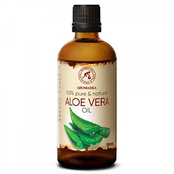 Aloe Vera Oil 3.4 oz - Aloe Barbadensis - Brasil - 100% Pure & Be...