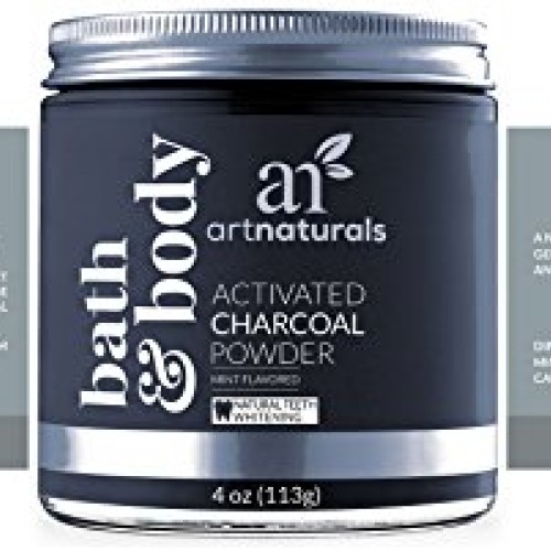artnaturals Teeth Whitening Activated Charcoal Powder - 4 Oz / 1...