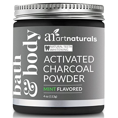 artnaturals Teeth Whitening Activated Charcoal Powder - 4 Oz / 1...