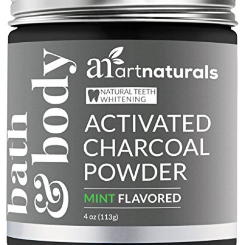 artnaturals Teeth Whitening Activated Charcoal Powder - 4 Oz / 1...