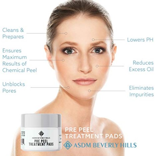 ASDM Beverly Hills Pre Peel Pads 40 Treatments, Medical Strength ...