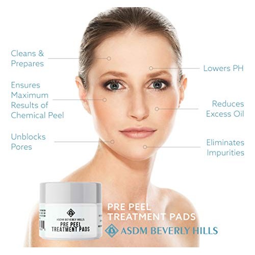 ASDM Beverly Hills Pre Peel Pads 40 Treatments, Medical Strength ...