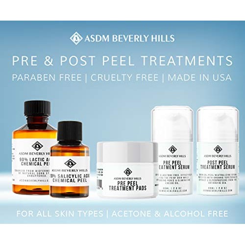 ASDM Beverly Hills Pre Peel Pads 40 Treatments, Medical Strength ...