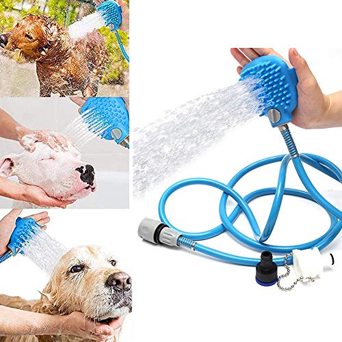 Askfairy Dog Shower, Pet Bathing Tool Pet Grooming Head Brush wit...