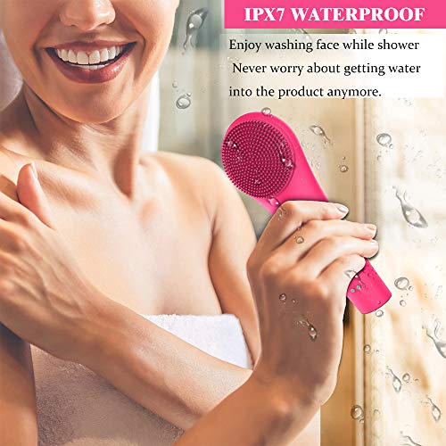 Sonic Facial Cleansing Brush 2020 Upgraded , Waterproof Silicon...