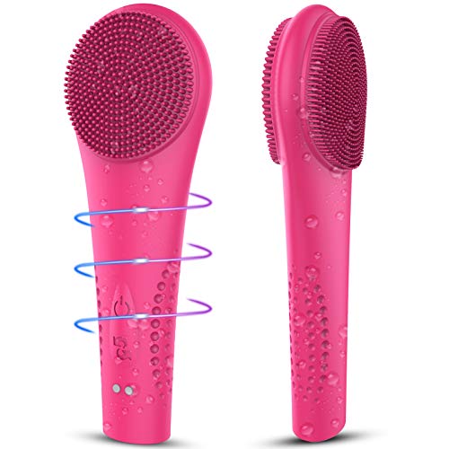 Sonic Facial Cleansing Brush 2020 Upgraded , Waterproof Silicon...