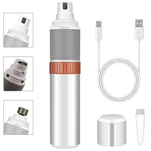 Upgrade Dog Nail Grinder and Clippers Quiet with 20h Working Time...