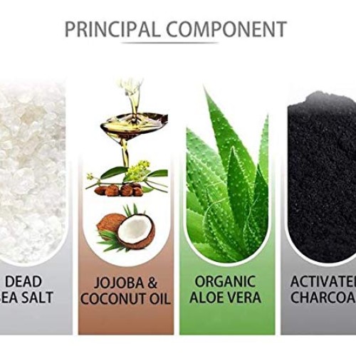 Charcoal Face Scrub Body Scrub Exfoliating Gel Dead Skin Remover ...