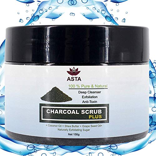 Charcoal Face Scrub Body Scrub Exfoliating Gel Dead Skin Remover ...