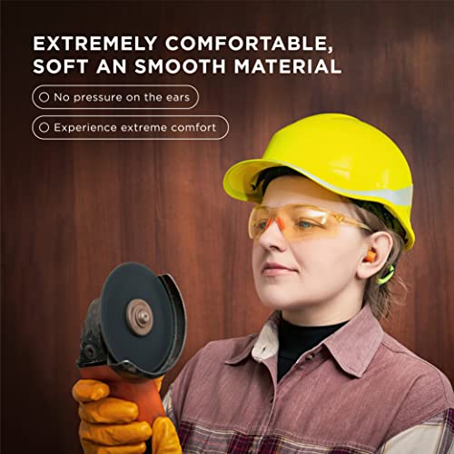 ATERET Earplugs 200 Pairs I 32db Noise Cancelling Soft Disposable...