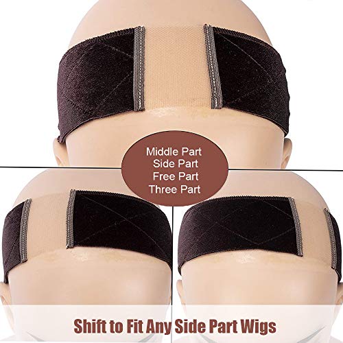 Atimiaza Wig Grip, No-Slip Velvet Wig Grip Band, Adjustable Comfo...
