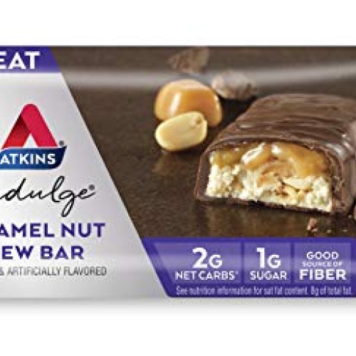 Atkins Endulge Treat Caramel Nut Chew Bar. Rich & Decadent Treat....