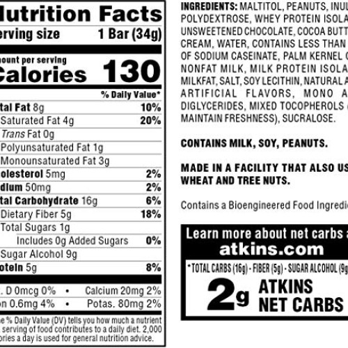Atkins Endulge Treat Caramel Nut Chew Bar. Rich & Decadent Treat....