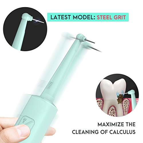 ATYIME Electric Plaque Remover Tartar Removal, Steel Grit Teeth C...
