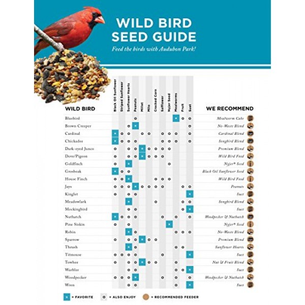 Audubon Park 12224 Sunflower Hearts & Chips Wild Bird Food, 5-Pounds