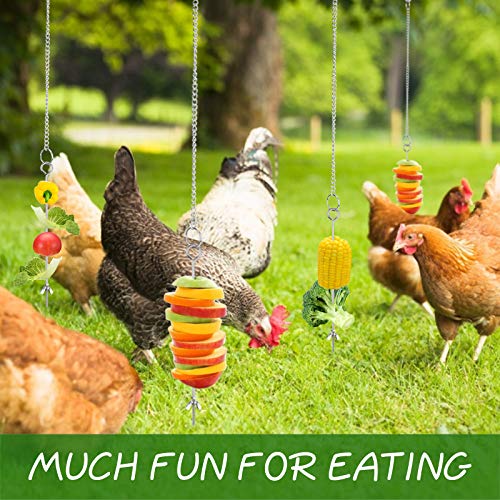 AUSHEN Chicken Veggies Skewer Food Holder 3 Pcs Vegetable Fruit H...