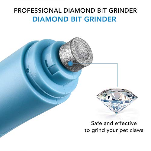 AUSHEN Dog Nail Grinder, Dog Nail Trimmer Clippers Electric Pet N...
