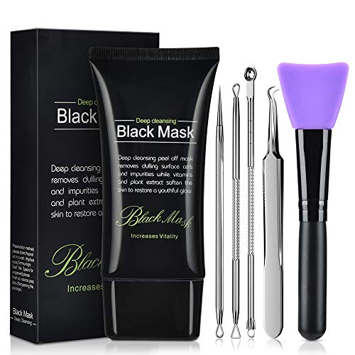 Blackhead Remover Face Mask,Black Mask,3-in-1 Purifying Charcoal ...