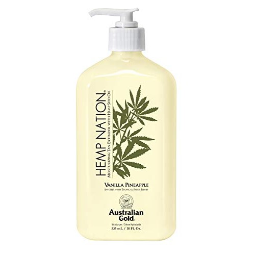 Australian Gold Vanilla Pineapple Hemp Nation Moisturizing Tan Ex...
