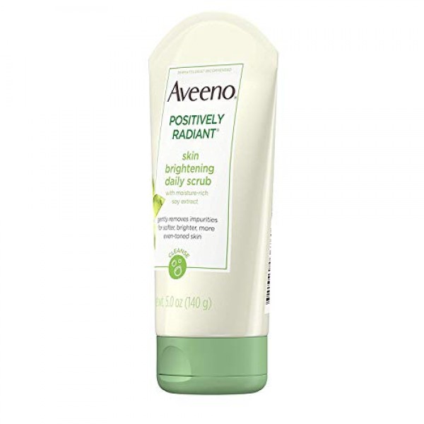 AVEENO Active Naturals Skin Brightening Daily Scrub 5 oz 4 Pack