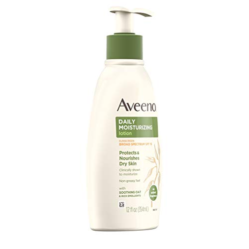 Aveeno Daily Moisturizing Body Lotion with Broad Spectrum SPF 15 ...