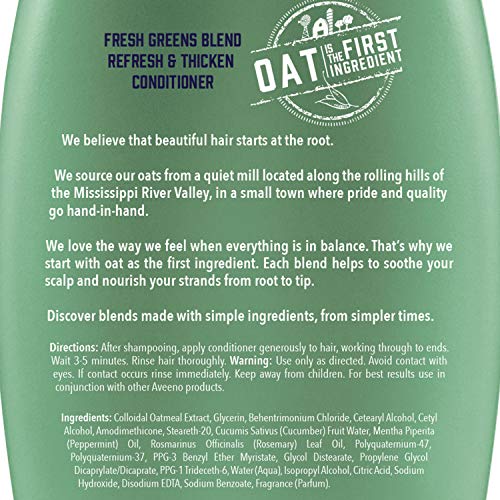Aveeno, Fresh Greens Blend Sulfate-Free Conditioner with Rosemary...