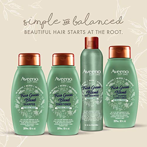 Aveeno, Fresh Greens Blend Sulfate-Free Conditioner with Rosemary...