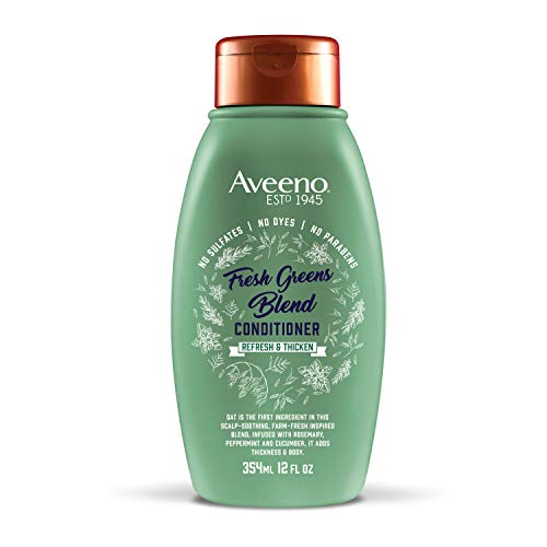 Aveeno, Fresh Greens Blend Sulfate-Free Conditioner with Rosemary...
