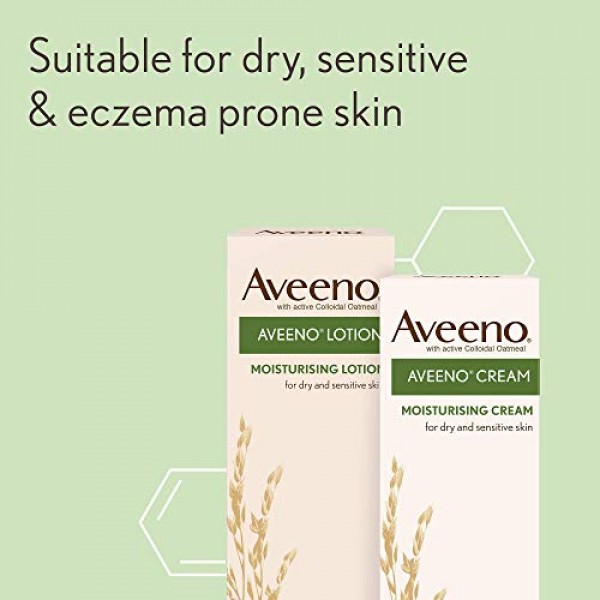 Aveeno Moisturing Cream with Natural Colloidal Oatmeal, 100ml