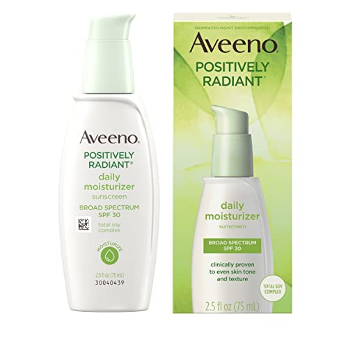 Aveeno Positively Radiant Daily Facial Moisturizer with Total Soy...