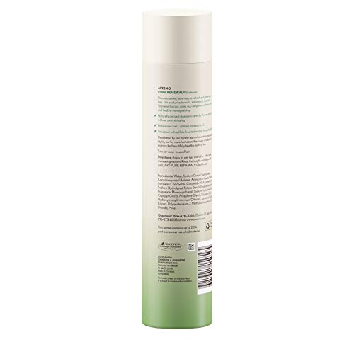 Aveeno Pure Renewal Gentle Shampoo, 10.5 Fl. Oz 2 Count