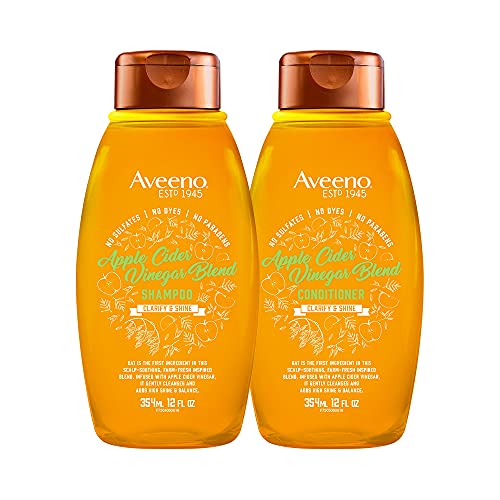 Aveeno Scalp Soothing Apple Cider Vinegar Blend Shampoo & Conditi...