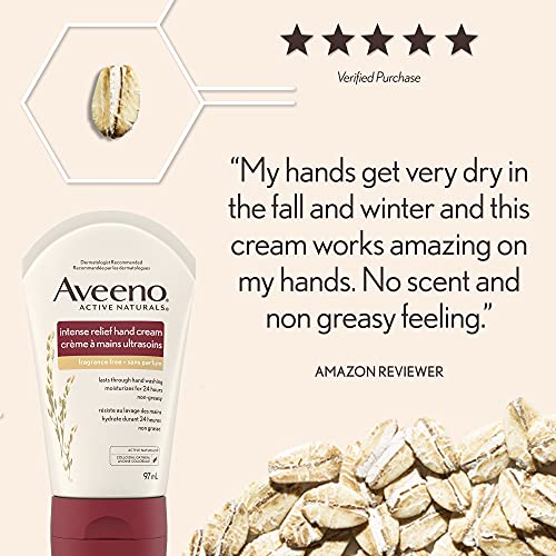 Aveeno Skin Relief Intense Moisture Hand Cream with Soothing Oat ...
