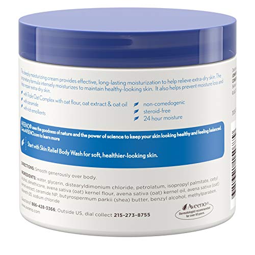 Aveeno Skin Relief Intense Moisture Repair Cream with Triple Oat ...