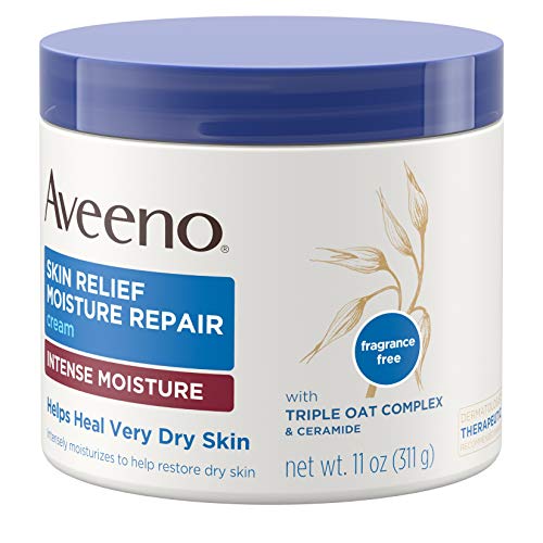 Aveeno Skin Relief Intense Moisture Repair Cream with Triple Oat ...