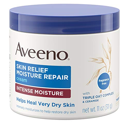 Aveeno Skin Relief Intense Moisture Repair Cream with Triple Oat ...