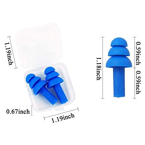 Ear Plugs for Sleeping,16 Pairs Noise Canceling Soft Reusable Sil...