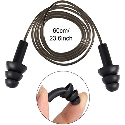 Ear Plugs for Sleeping,16 Pairs Noise Canceling Soft Reusable Sil...