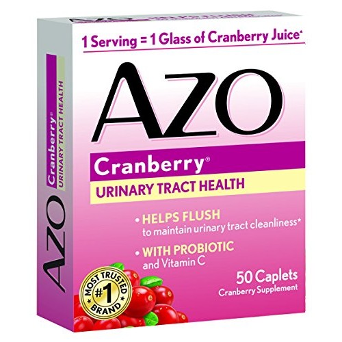 AZO All Natural Concentrated Cranberry Tablets, 50 Count Pack of 3