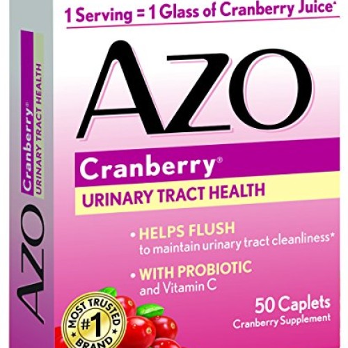 AZO All Natural Concentrated Cranberry Tablets, 50 Count Pack of 3