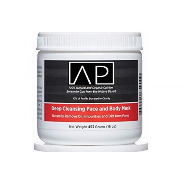 Aztec Premium Indian Healing Clay, Deep Pore Cleansing Face & Bod...