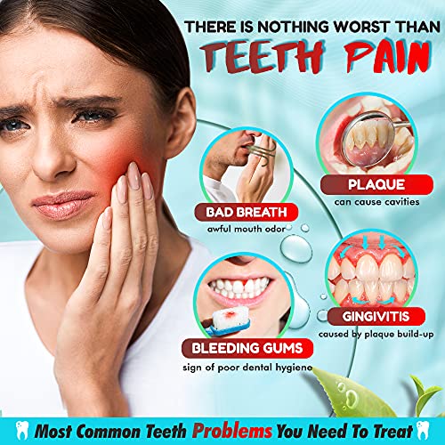 Water Flosser Teeth Cleaner, Professional flosser with 4 Jet Tips...