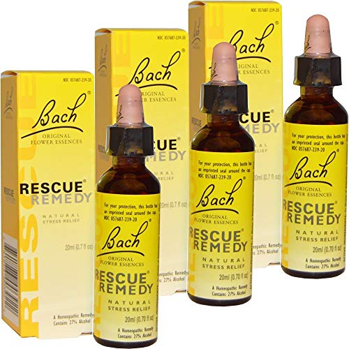 Bach Flower Rescue Remedy Natural Stress Reliever 20 Milliliter 3...