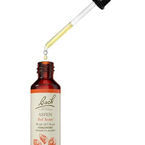 Bach Original Flower Remedies, Aspen for Apprehension and Securit...