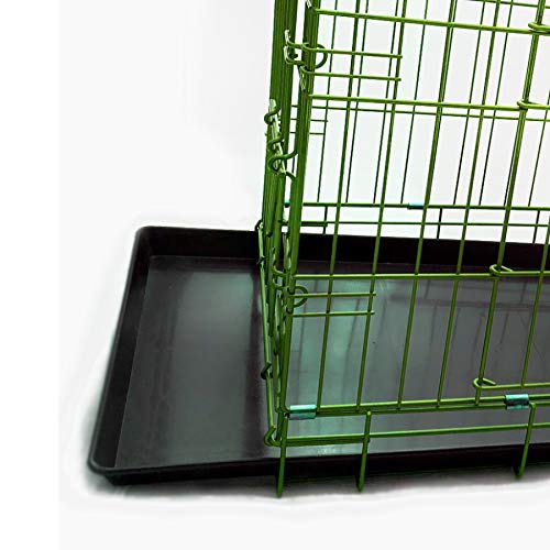 PET Expressions Luxury Colorful 36 Inch Foldable Dog Crate with 2...