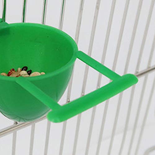 balacoo 10Pcs Bird Feeding Cups Bird Cage Feeders Parrot Feeding ...