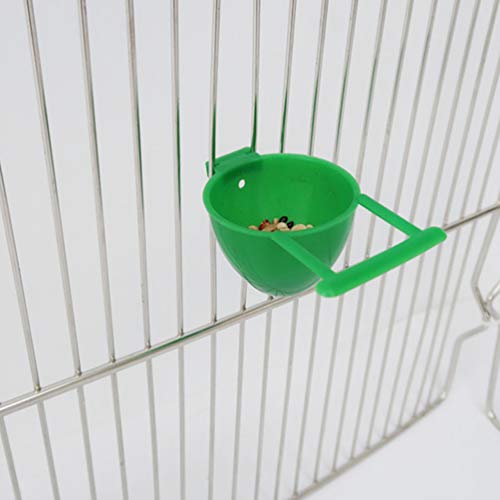 balacoo 10Pcs Bird Feeding Cups Bird Cage Feeders Parrot Feeding ...